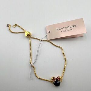 Kate Spade x Disney Collab; Mini Mouse Adustable Bracelet. NWT